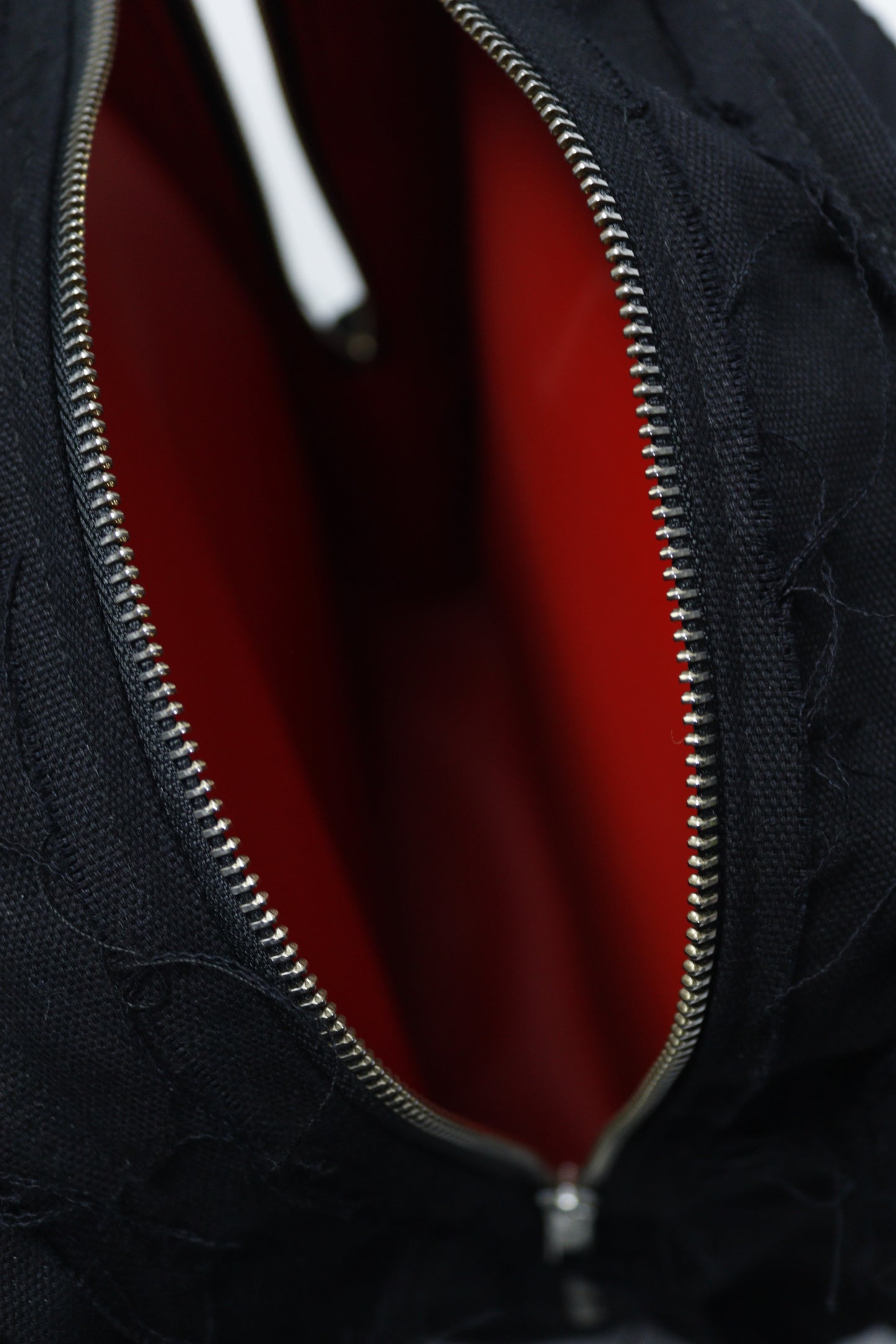 Red interior YC distressed backpack